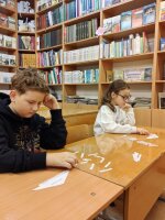 В  субботу 22 ноября в библиотеке гимназии прошла игровая программа «Семейный калейдоскоп».